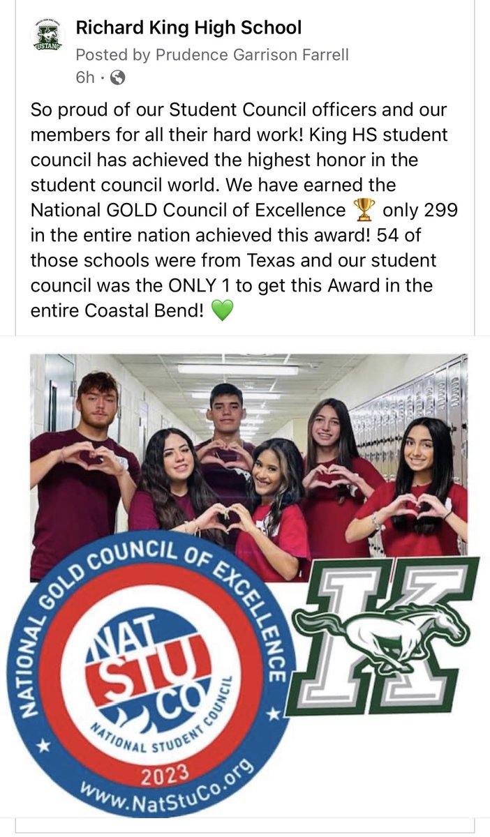 Proud of our Mustangs