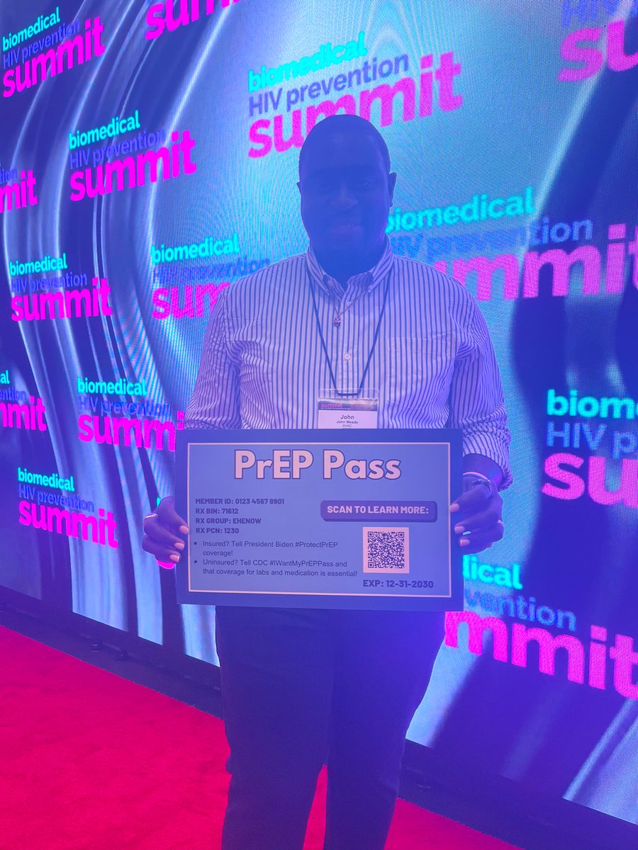 HIVpxresearch's tweet photo. Thank you everyone for following our Senior program manager @johnmeadejr at the #2023BHPS and all of the amazing content! #PrEPforAll #Healthequityforall https://t.co/u6K5xINIMq