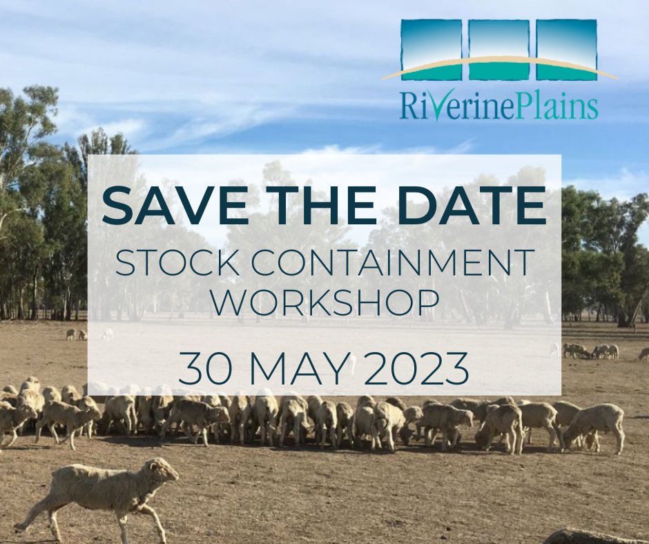 RiverinePlains's tweet photo. ๐ฃSave the date ๐ฃ
More details to come!
@SouthernNSWHub @VicHub_Drought #stockcontainment #agchatoz #australianlivestock https://t.co/rLqdcgdKPu