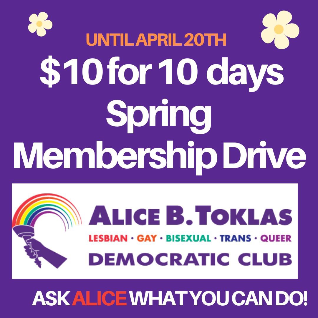 Not a member yet? Now is the time! Go to our website and click in 'Join' and use the discount code 'ALICE2023' at checkout. Just by becoming a member you are helping our mission! 💜🌈