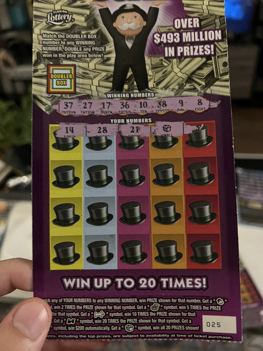 🚨MAX WIN - GIVEAWAY!!

$20 scratcher 

Check the symbol I just got… 

“Get a 🏠 symbol, win ALL 20 prizes” 

💰If I win $250,000 or more I will giveaway 1000 $SOL to one RT

Will scratch off on video later… haven’t touched it yet 🫡
