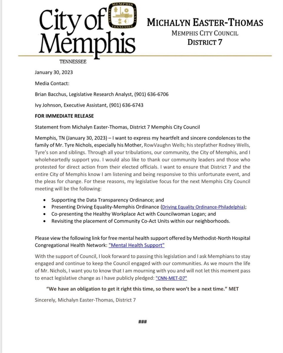 We did it! Driving Equality Act in Honor Of Tyre Nichols is passed!