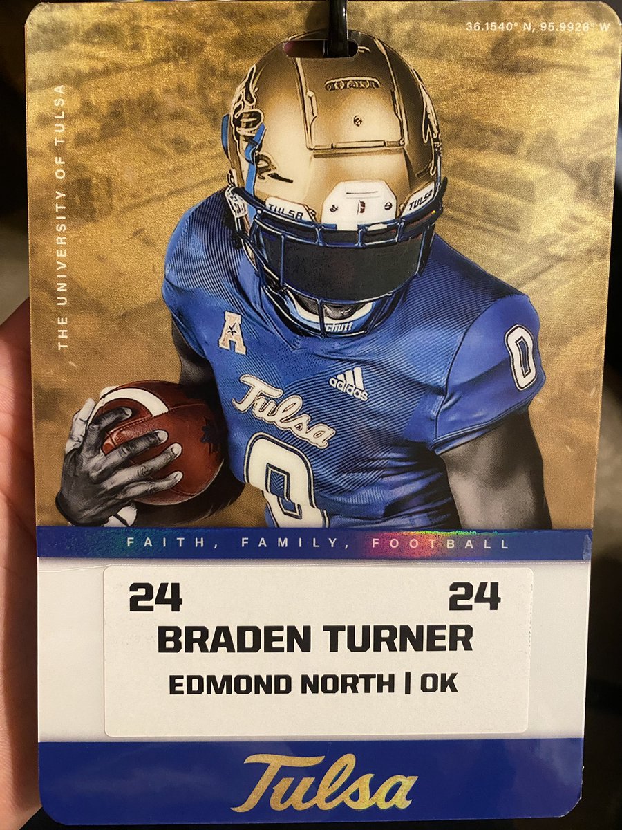 BradenTurner12's tweet photo. Had an amazing time at @TulsaFootball today! Thanks for having me out! @Coach_G_Frey @CoachStanchek @CarterWhitson @north_edmond @RecruitNorth https://t.co/TLrYLYLrt8