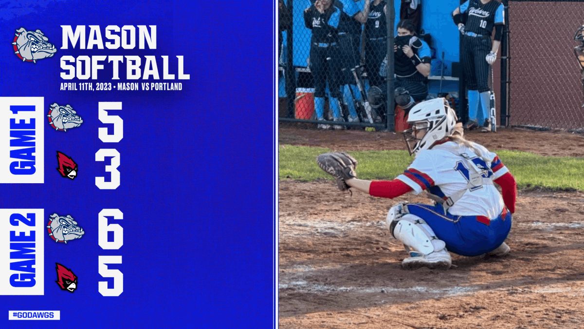 Softball sweeps Portland, with an exciting 6-5 win in 8 innings! Go Dawgs!