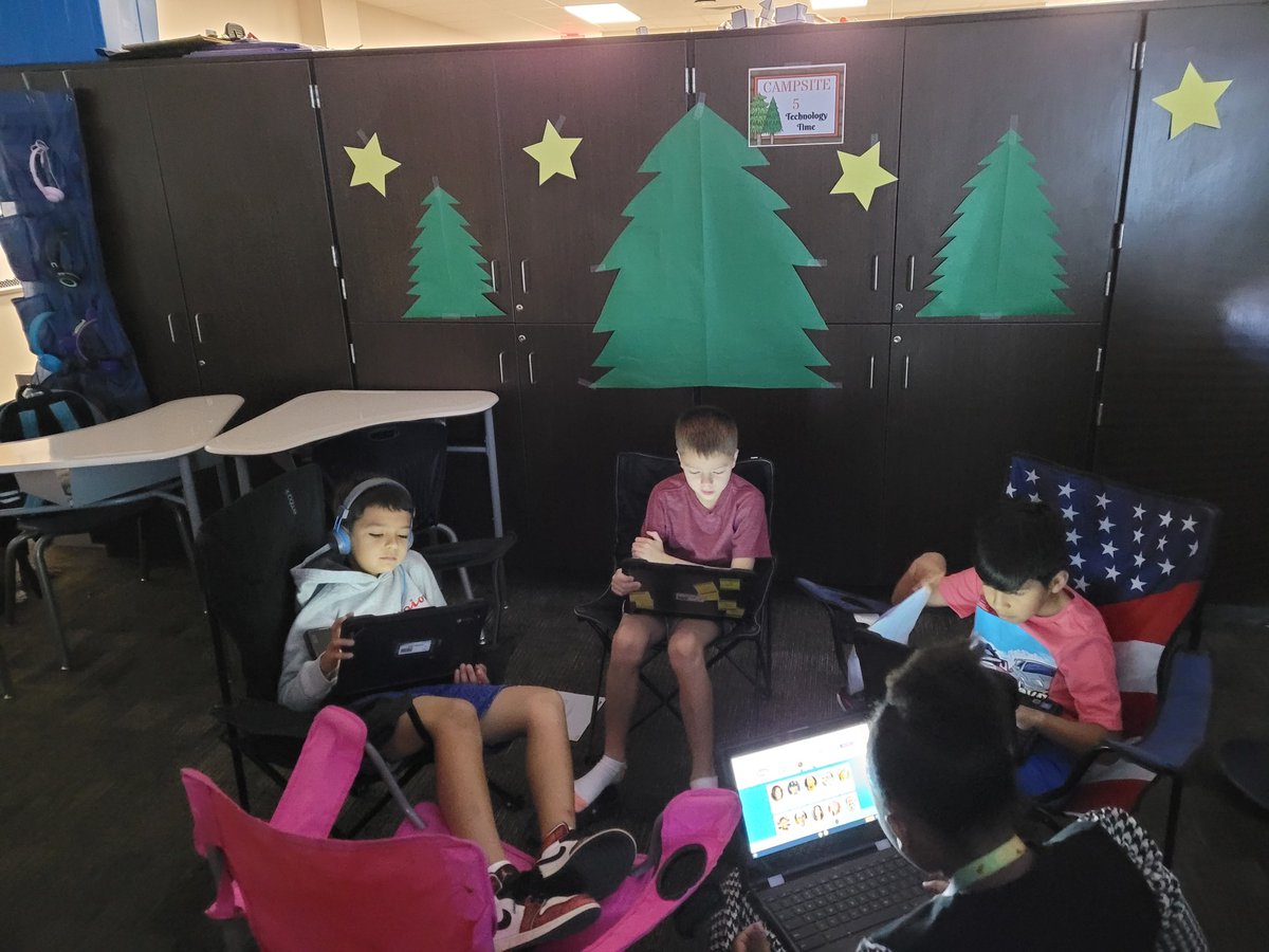 MrsMcKeesClass's tweet photo. Camp STAAR began today! Enjoying our campsites(stations) and working on "Showing S'more Strategies!" @Millsap_3rd @cyfairMillsap #CampSTAAR #keepthemmotivated https://t.co/oigeK5F43h