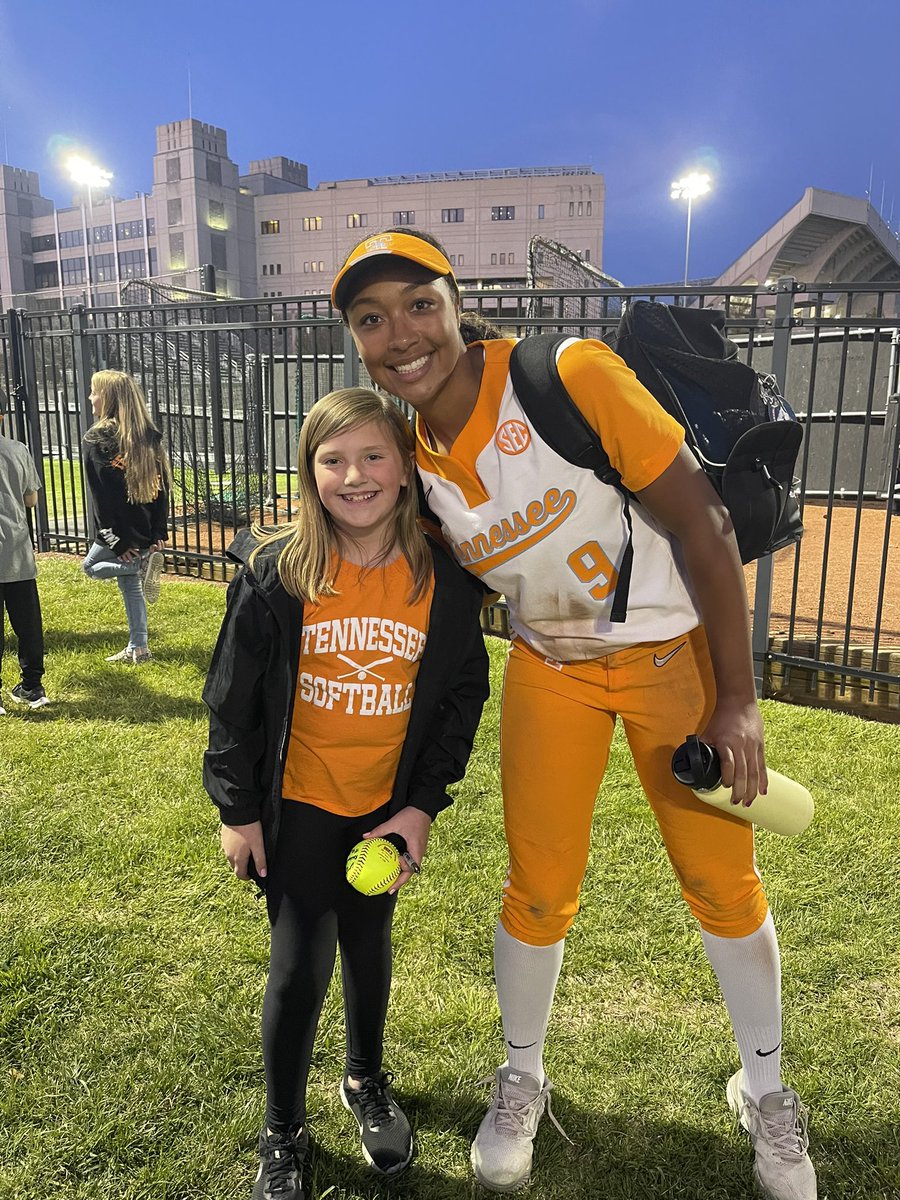 “Best day ever!” - My daughter 

We had a blast watching <a href="/Vol_Softball/">Tennessee Softball</a> tonight.
