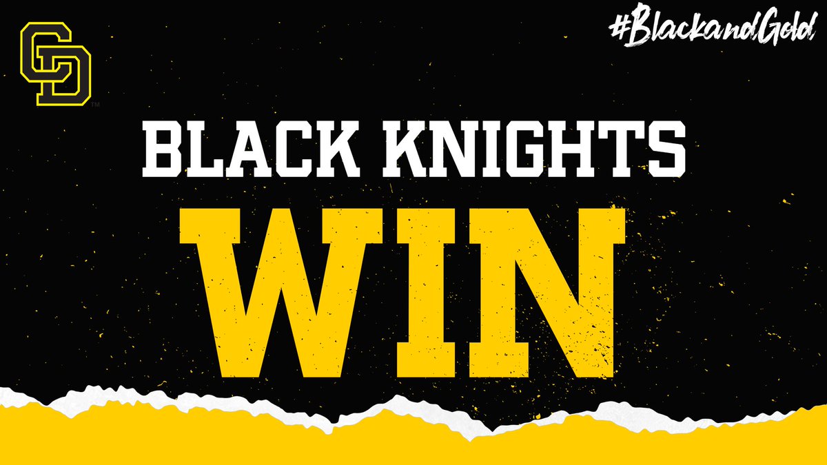 CDHS_Athletics's tweet photo. Huge conference win! #BlackandGold https://t.co/STninGe4Dk
