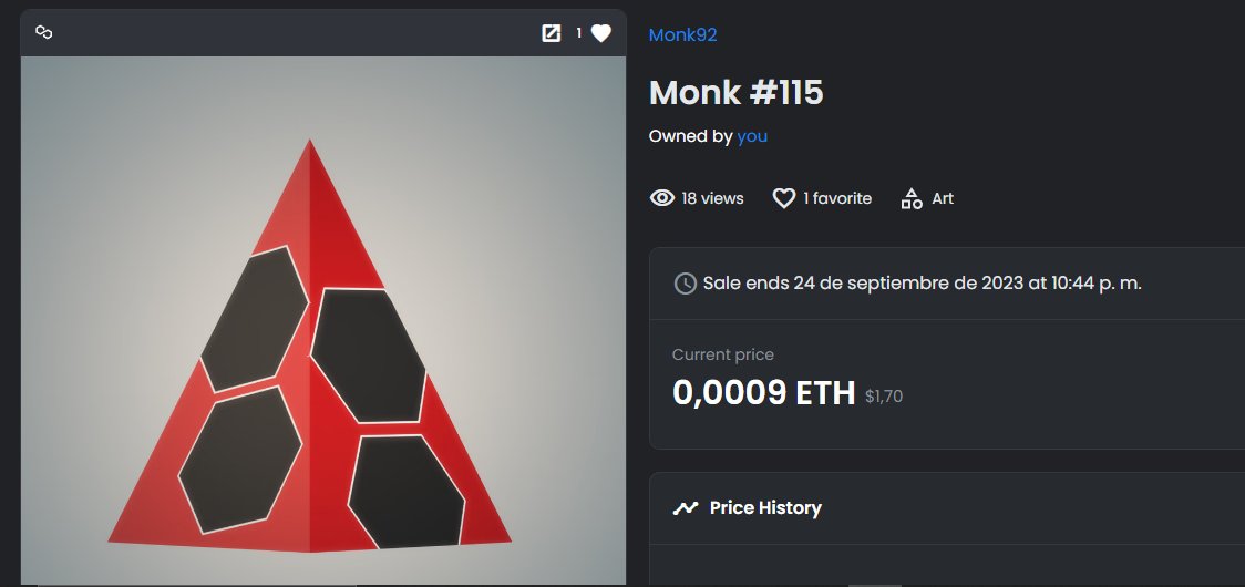 Monk #115 on SALE
#NFTtrending