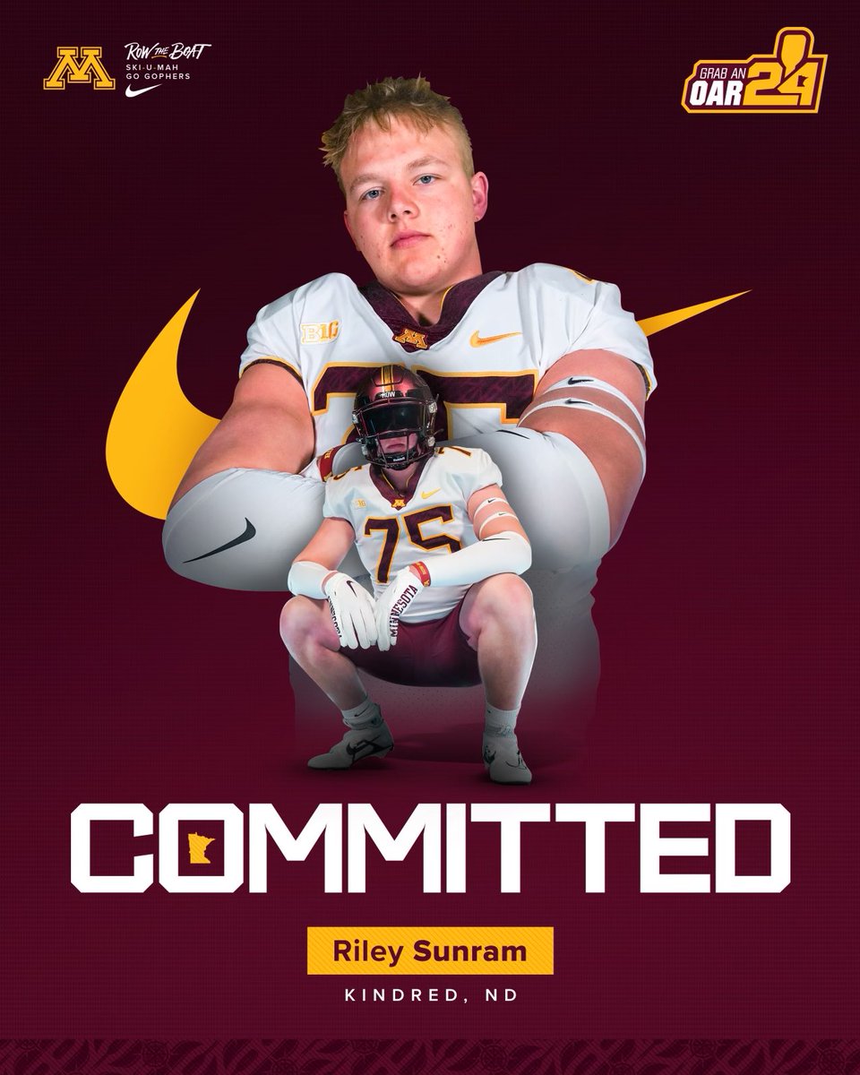 COMMITTED!! 〽️ 🛶 #RTB #SkiUMah #GoGophers #DOJO