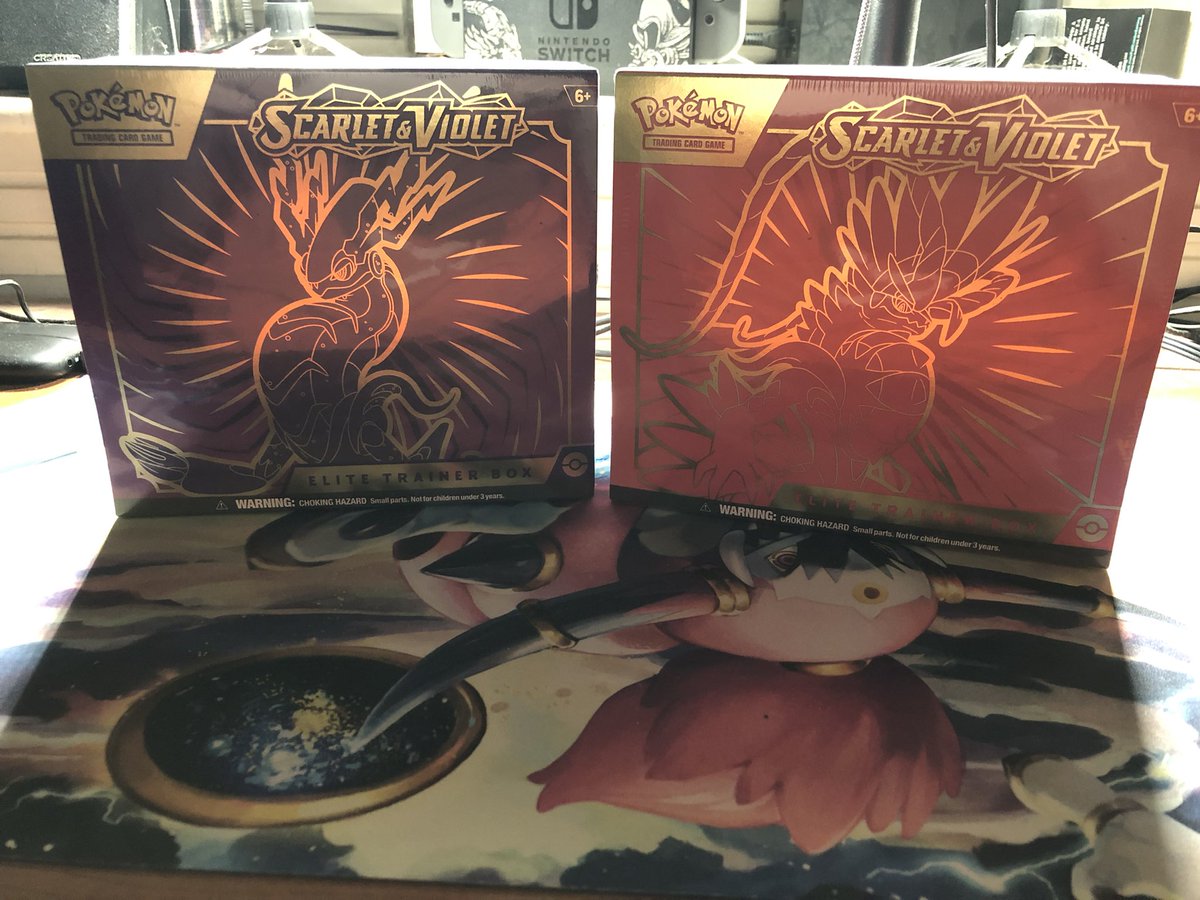FCG_Game_Table's tweet photo. Hey everyone! We posted the ETB video that was supposed to go up yesterday! This time we open four ETBs Check it out here! https://t.co/7XSergiNfg #pokemontcg #boxopening #pokemon https://t.co/eKWJXPkVxs