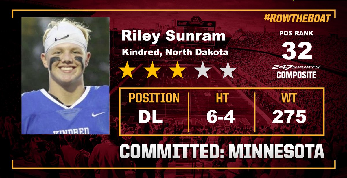 Nate Wahl 🏈 on Twitter "RT RyanBurnsMN The Gophers have received a