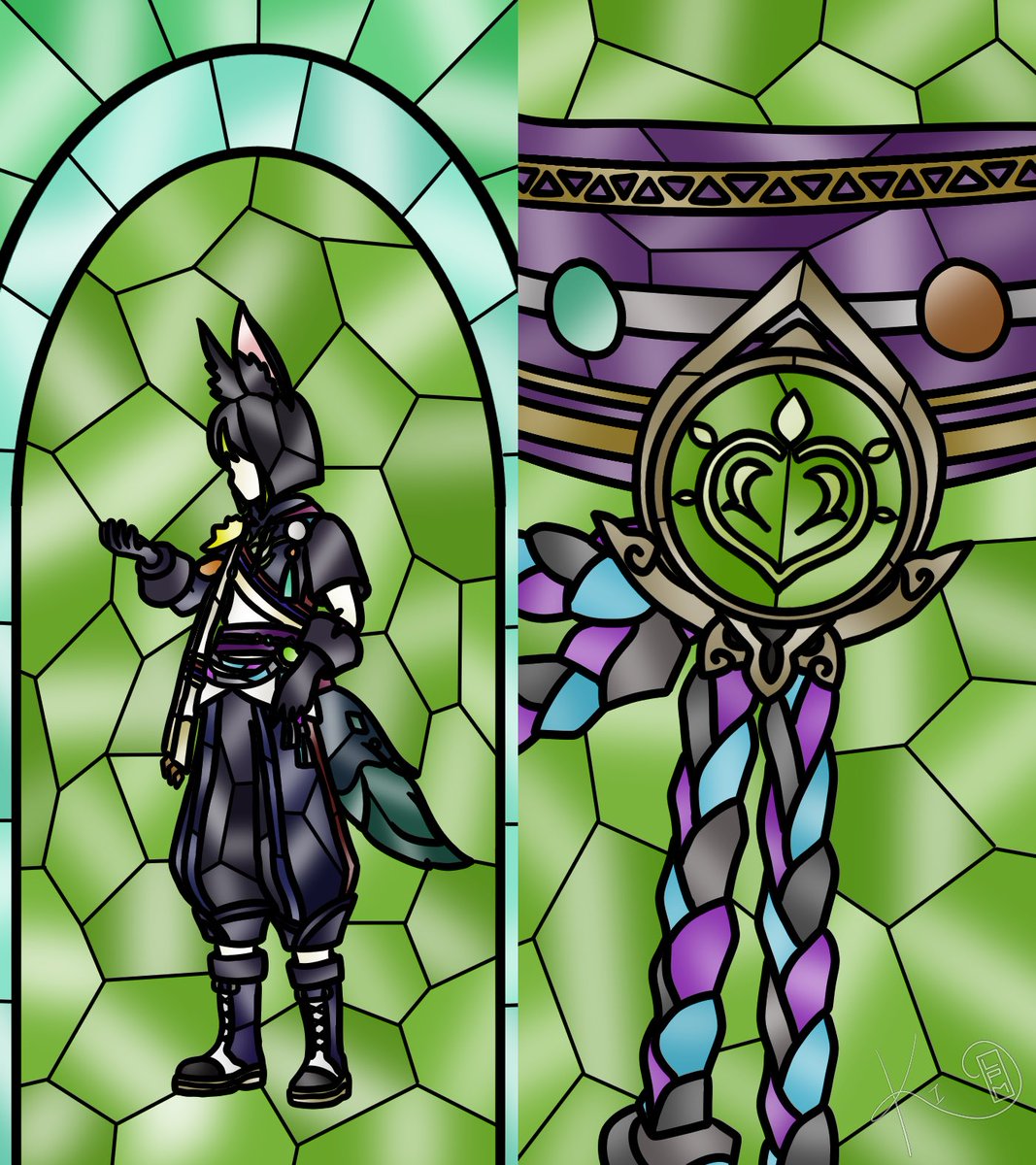 In celebration of Tighnari’s new voice, I rearranged the order of characters I was working on so that I could get this finished today 💕 I’m so excited to check out all of his new lines- from what I’ve heard so far, I think it’s even better than it was before!