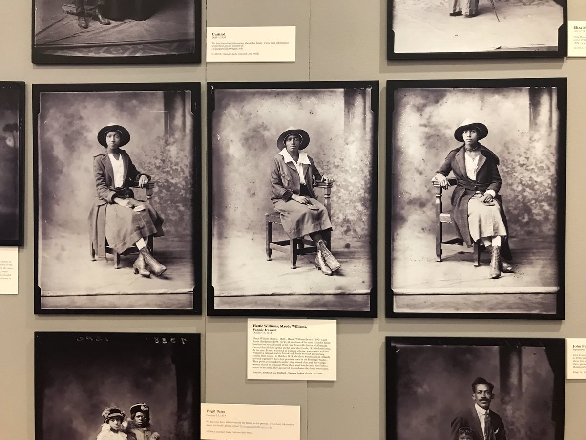 ejngee's tweet photo. These portraits are so full of beauty and power, some made me tear up. Such stories too. So pleased we finally made it to @RareUVA for #Holsinger #VisionsOfProgress brilliantly curated @johnedwinmason https://t.co/uCPwjbiiVx