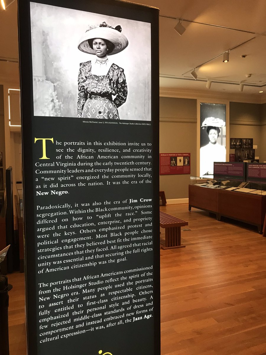 These portraits are so full of beauty and power, some made me tear up. Such stories too. So pleased we finally made it to <a href="/RareUVA/">Small Special Collections Library (UVA)</a> for #Holsinger #VisionsOfProgress brilliantly curated <a href="/johnedwinmason/">John Edwin Mason</a>