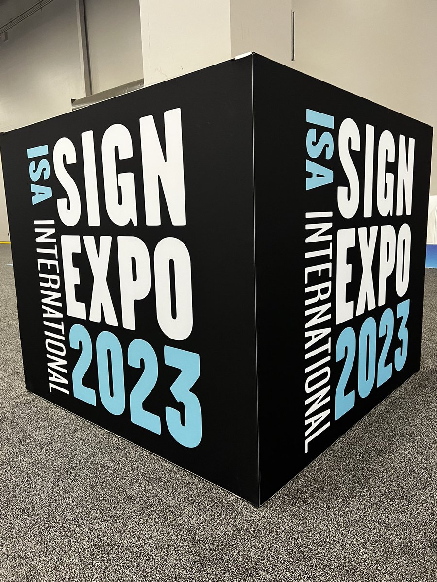 simplesignman1's tweet photo. It starts tomorrow!  Will you be there? #ISAshow2023 https://t.co/msfxBshSMU