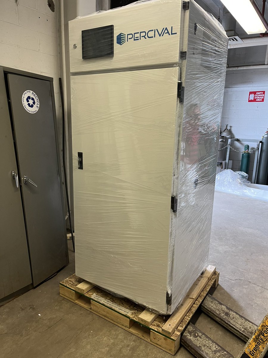 Our Drosophila incubators finally arrived after six months. They are …bigger than I imagined. The first one got stuck in the front door of our lab cause the door knob was on the way. We are lucky that our back door has a normal design so all the incubators jammed through.