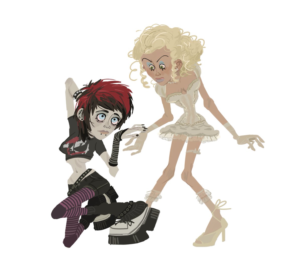 murkies_'s tweet image. mall girls