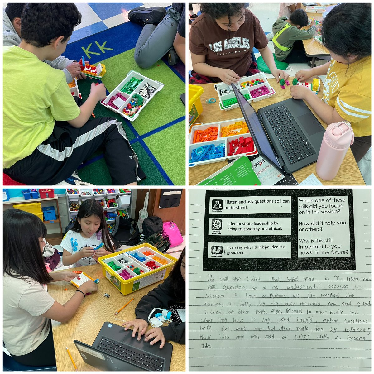 Today during Young Scholars After School Club, our engineers started designing and coding their final project to solve transportation challenges in our community. YS reflected on a chosen POG skill sharing how the skill helped them and why it is important now and in the future.