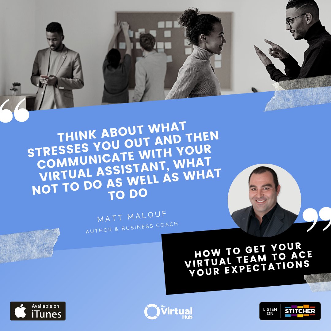 virtualhubltd's tweet image. In this episode 🎙️ of The Virtual Success Show, we're going to unlock 🔒 the secrets of building a winning virtual team!

Tune in now and get ready to ace your expectations! ⬇️⬇️⬇️

thevirtualhub.com/blog/how-to-ge…

#podcast #virtualassistants #virtualteam #expectations