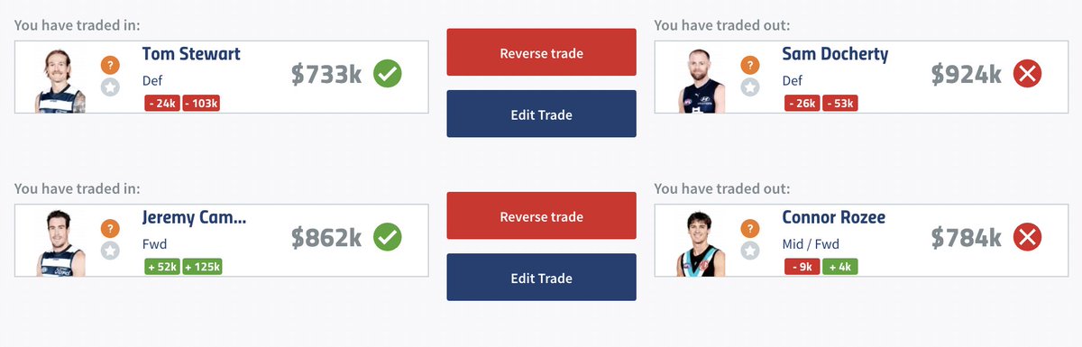 JackGinnivan69's tweet photo. #AFLFantasy @AFLFantasy @WarnieDT @CalvinDT @RoyDT https://t.co/dm4IuCWccD