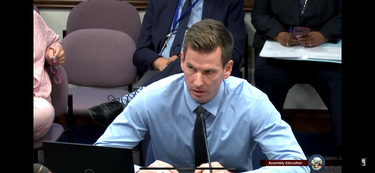 WEAToday's tweet photo. @WEAToday members and President testifying in support #AB269! We have to trust and support our educators through the evaluation process and remove unnecessary requirements that do not improve instruction or student outcomes. #NVLeg https://t.co/Z04ZYFOsGI
