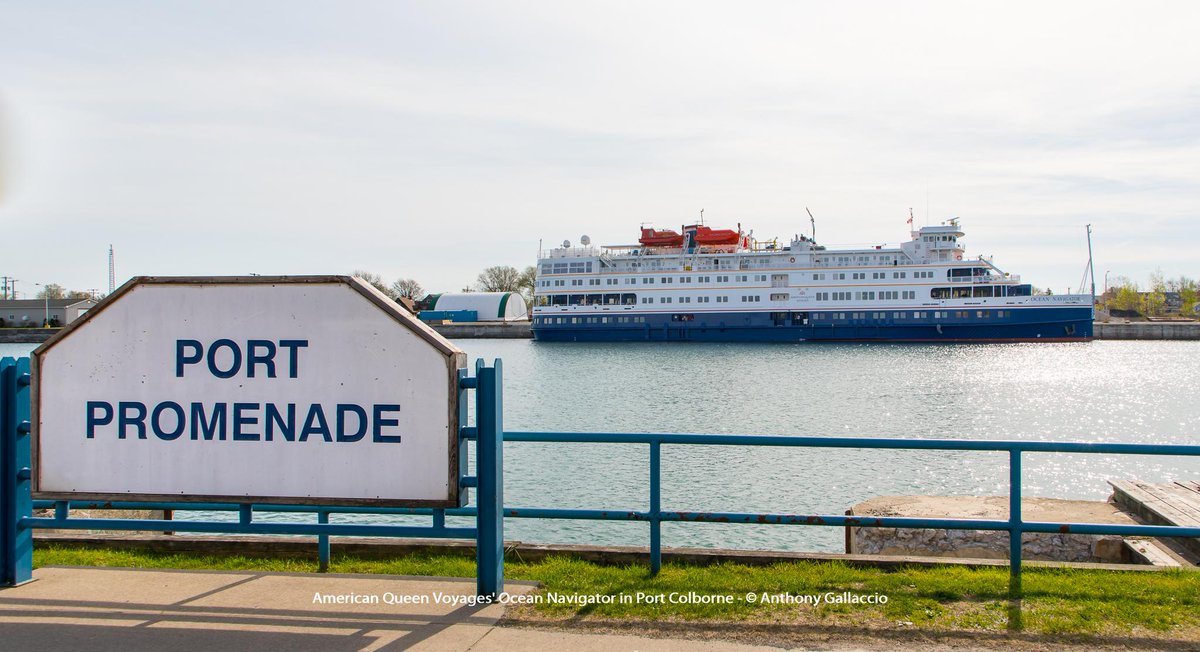 A_Gallaccio's tweet photo. .@AQVoyages #americanqueenvoyages #oceannavigator #upbound 2022 #wellandcanal @hwyh2o #portcolborne @PortColborne @niagarasthcoast More photos: https://t.co/fR6UcGcrwZ https://t.co/ygQVBIVYmV