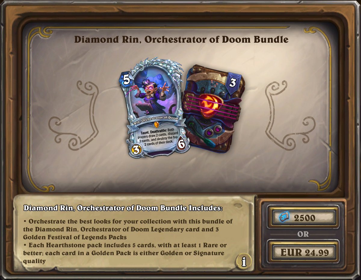 Hearthstone Top Decks💙 on Twitter update You can now buy a