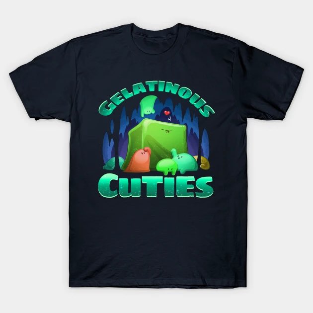 New shirt just dropped on my TeePublic store! Who said gelatinous cubes couldn’t be cute! It’s on sale for the next couple of days! teepublic.com/t-shirt/430331… #gelatinouscuties #funnyttrpgshirt #gamergear #dungeonsanddragons