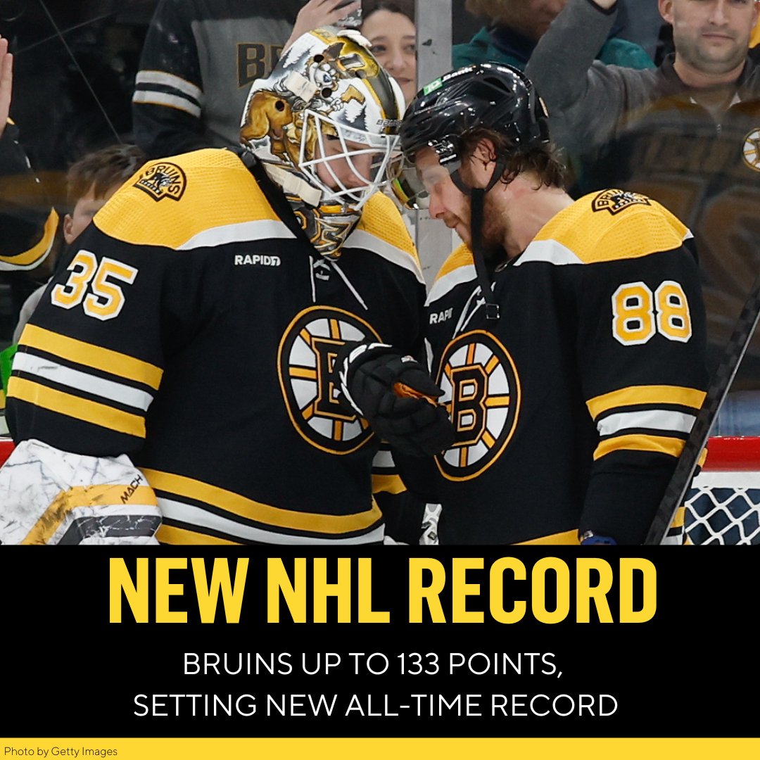 WBZ CBS Boston News on Twitter "Another NHL record for the 202223 