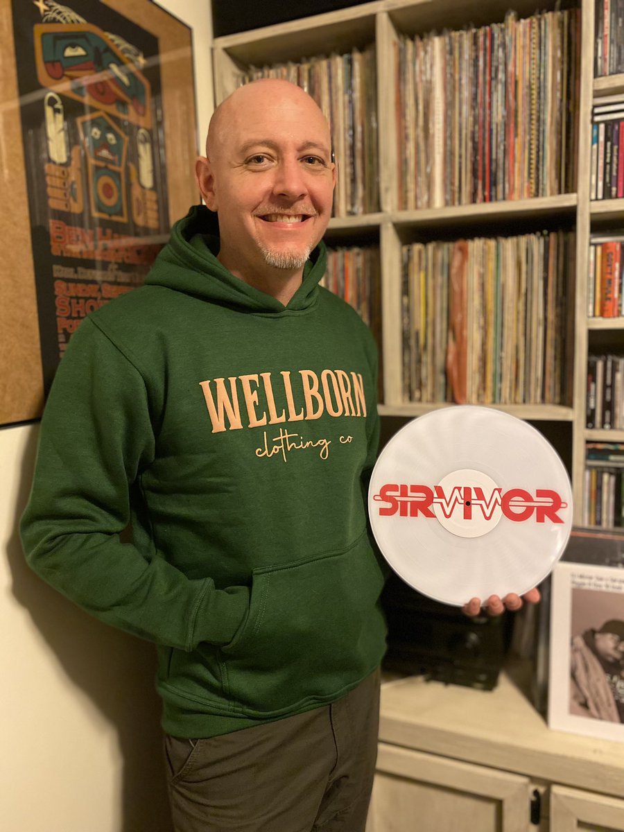 djsirvivor's tweet photo. Coming soon to #turntables near you! Visit @WellbornClothi1 for their latest drop of 🔥 &amp; thanks to #12inchskinz for the @Serato #controlvinyl https://t.co/87z8ndz50Y