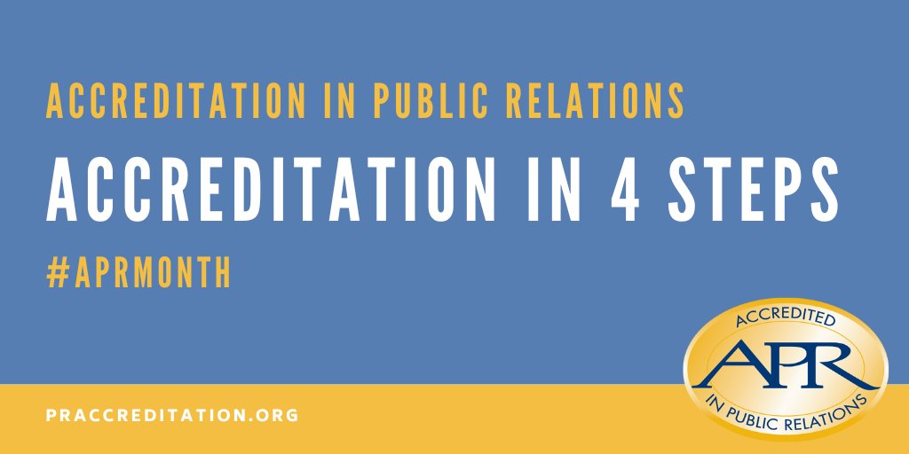 PRaccred's tweet image. As a skilled PR pro, you know that your success is dependent on staying relevant, resourceful, &amp;amp; inspired. The APR credential certifies your drive, professionalism, &amp;amp; principles, setting you apart from your peers and positioning you as a leader and mentor in the PR field. 1/1