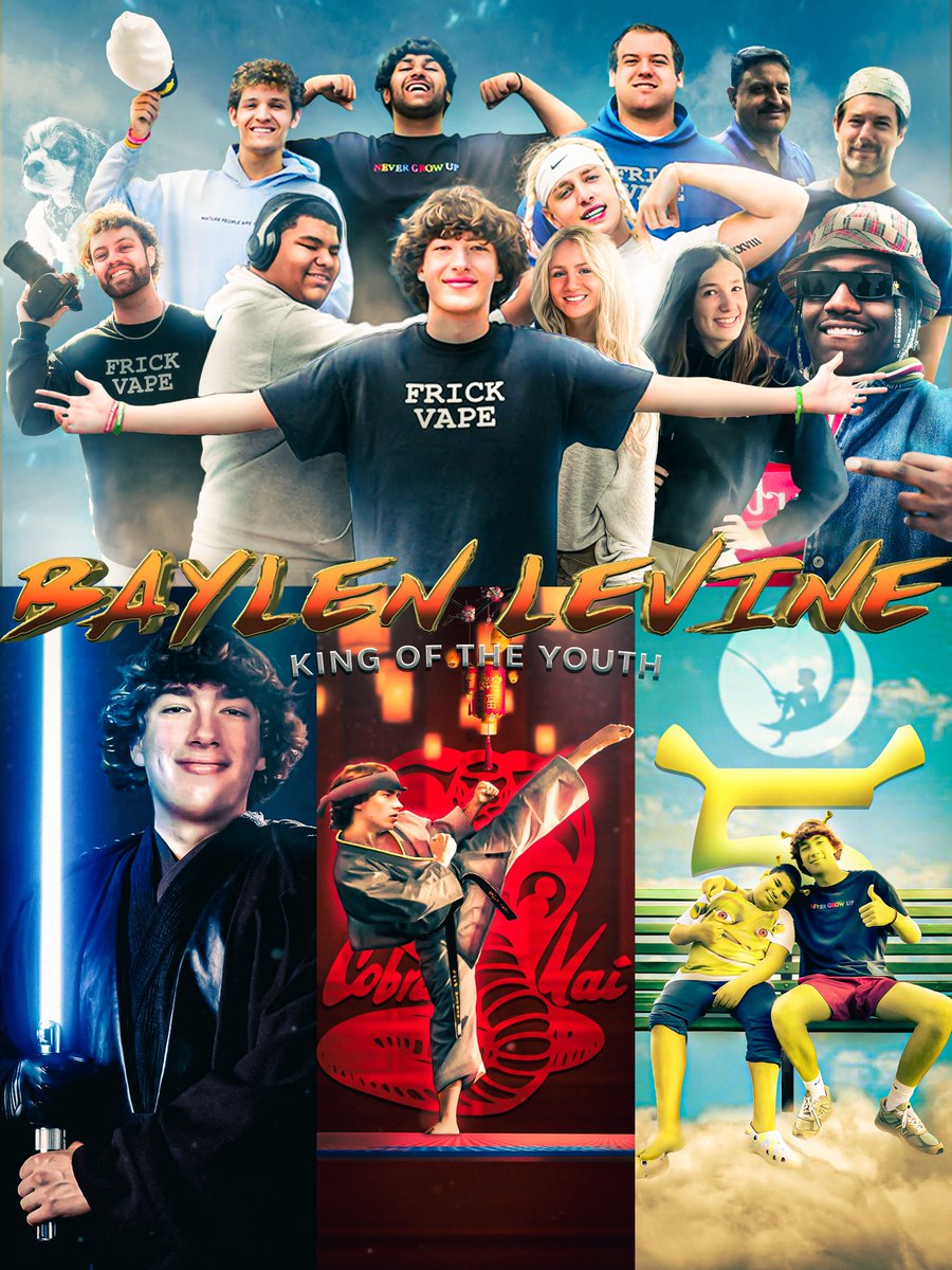 KING OF THE YOUTH 👑
Poster for <a href="/baylenlevine/">Baylen Levine</a>