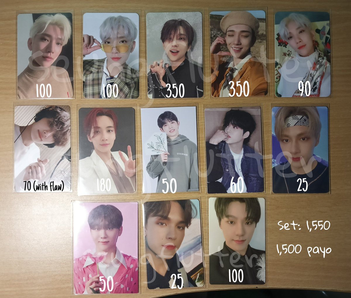 seung_flutter's tweet photo. wts lfb ph
SEVENTEEN assorted pc
- sold as set only
- can look for kahati but will transact w/ 1 person only
- 3 days res but prio payo

 t. scoups jeonghan joshua jun hoshi dino seungkwan vernon dicon horanghae heartcheek fts path shadow caratland home gose an ode svt seventeen https://t.co/7r5dljLit7