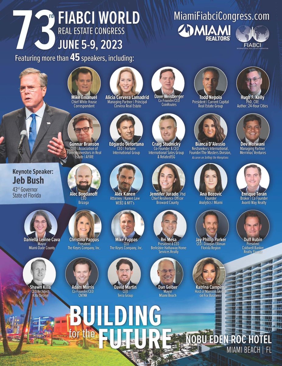 Sopon Pornchokchai on Twitter "73rd FIABCI World Real Estate Congress