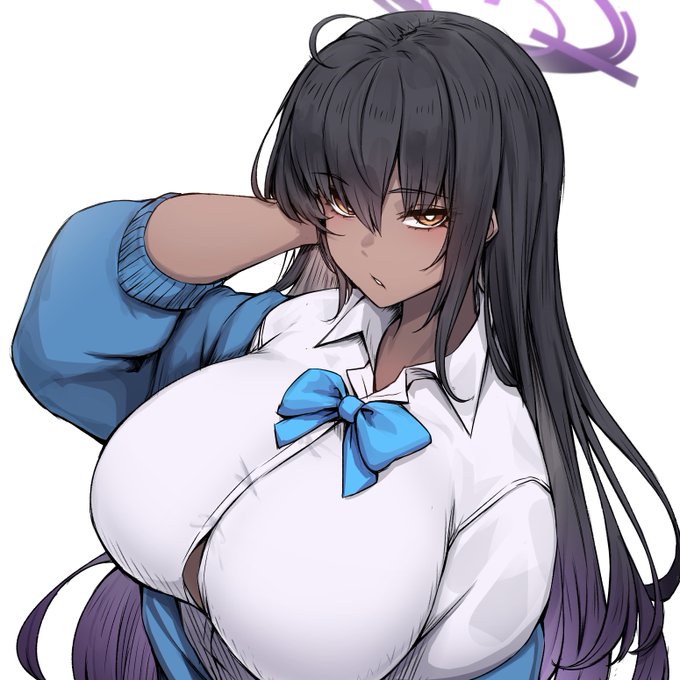 この前描いた制服カリンをちょっぴり加筆 