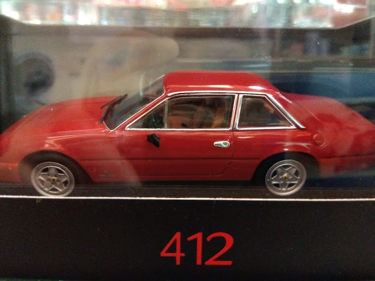 meiwamokei's tweet photo. 4月12日(水)
412ですね!
#Mattel #マテル 1/43scale
#Ferrari412 4シーターのフェラーリも
いかが? https://t.co/eYwiyNj37T
