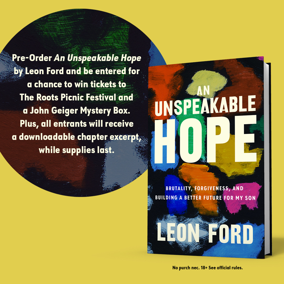 AtriaBooks's tweet photo. 🚨 SWEEPS ALERT 🚨 Pre-order AN UNSPEAKABLE HOPE by @LeonFordSpeaks for a chance to win! Ends 5/8
https://t.co/9txDPm3HS6 https://t.co/aJYfwFGSuC