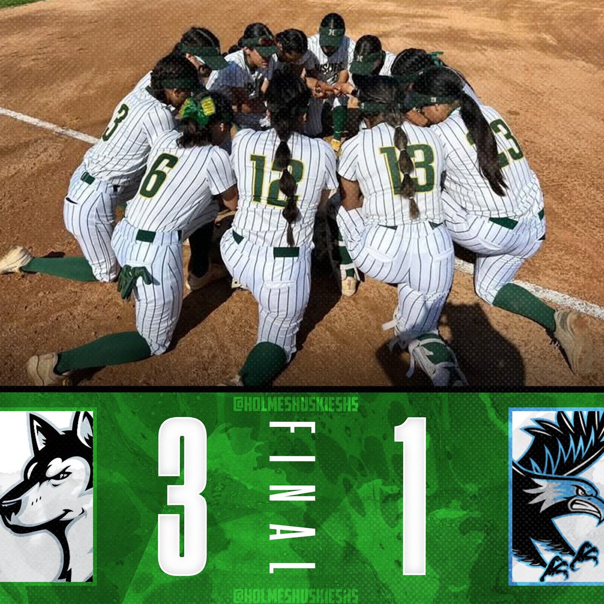 Holmes (@holmeshuskieshs) on Twitter photo FINAL 🥎
Huskies Softball Now Have a 5 Game Win Streak with Win against Harlan 3-1🐾🐺
-
<a href="/SoftballHolmes/">Holmes Huskies Softball 🥎</a> <a href="/HolmesHuskyFB/">Holmes Huskies Football 🏈</a> <a href="/Coach_Wueste/">Coach Wueste</a> <a href="/Holmes_BBall/">Holmes Baseball</a> #txhssoftball <a href="/ariiselamtz/">Arisela Martinez</a>
<a href="/NISDHolmes/">NISD Holmes</a> <a href="/SAHolmesSports/">SA Holmes Athletics</a> <a href="/HolmesHuskyBB/">Holmes Basketball</a> <a href="/Holmes_Soccer/">Lady Husky Soccer</a> <a href="/melanie_v13/">𝓶𝓮𝓵</a> <a href="/Gizelle_12_/">Gizelle Ramirez</a> FINAL 🥎
Huskies Softball Now Have a 5 Game Win Streak with Win against Harlan 3-1🐾🐺
-
<a href="/SoftballHolmes/">Holmes Huskies Softball 🥎</a> <a href="/HolmesHuskyFB/">Holmes Huskies Football 🏈</a> <a href="/Coach_Wueste/">Coach Wueste</a> <a href="/Holmes_BBall/">Holmes Baseball</a> #txhssoftball <a href="/ariiselamtz/">Arisela Martinez</a>
<a href="/NISDHolmes/">NISD Holmes</a> <a href="/SAHolmesSports/">SA Holmes Athletics</a> <a href="/HolmesHuskyBB/">Holmes Basketball</a> <a href="/Holmes_Soccer/">Lady Husky Soccer</a> <a href="/melanie_v13/">𝓶𝓮𝓵</a> <a href="/Gizelle_12_/">Gizelle Ramirez</a>