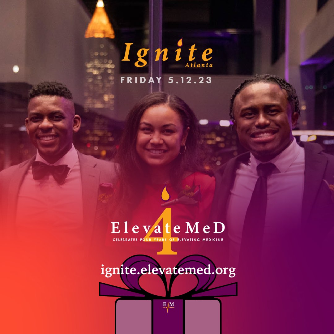 elevatemedinc's tweet photo. ...We want to see you there! Join us at the Georgia Aquarium as we celebrate four years of #ElevateMeD on May 12th! Secure your tickets and table purchases today at https://t.co/H2Y21CNpu6!
#AtlantaInfluencesEverything #HealthEquity #DiversityInMedicine #MedTwitter https://t.co/TRCLVFLCtc
