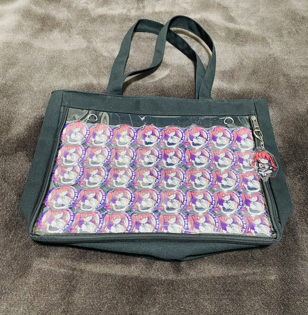 GHR764's tweet photo. 痛バッグ　完成

邪神ちゃんドロップキック　花園ゆりね

大邪神ちゃん展最高だった😀

#邪神ちゃんドロップキック  #痛バッグ　#推し活ワンダーランド https://t.co/Mbio4b4Sgn