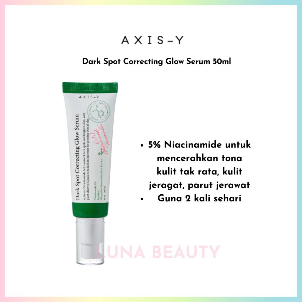 ShopeeMY's tweet image. [Axis-Y] Dark Spot Correcting Glow Serum 50ml/5ml/1.5ml

shope.ee/9p84SfQ7JH