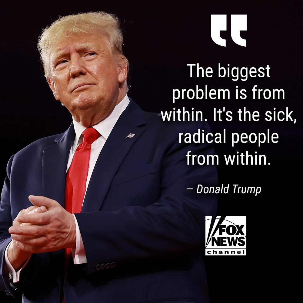 THREAT FROM WITHIN: Former President Donald Trump's blunt response when asked whether China, Russia or North Korea is America's biggest problem.