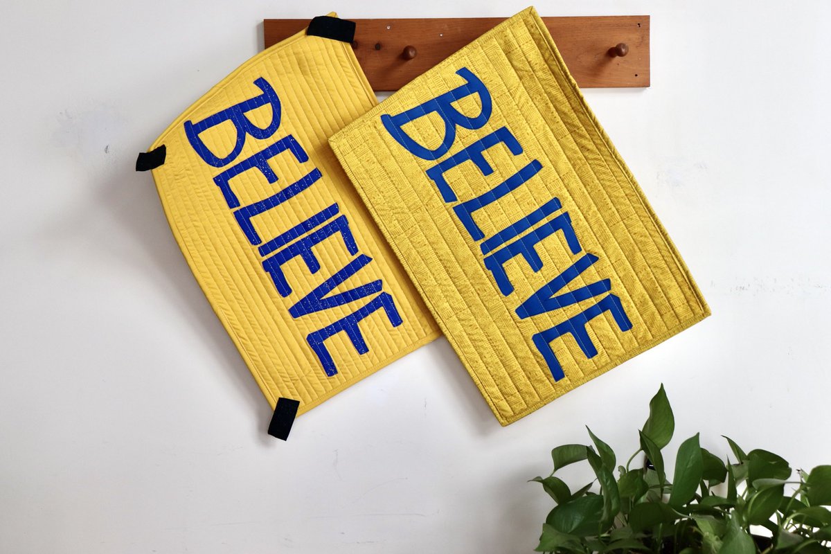 imkittensittin's tweet photo. Turns out the belief was inside of us the whole time 🥹
(But if anyone wants a #BelieveSign that can’t be ripped… let me know) https://t.co/uNxL98dSHe