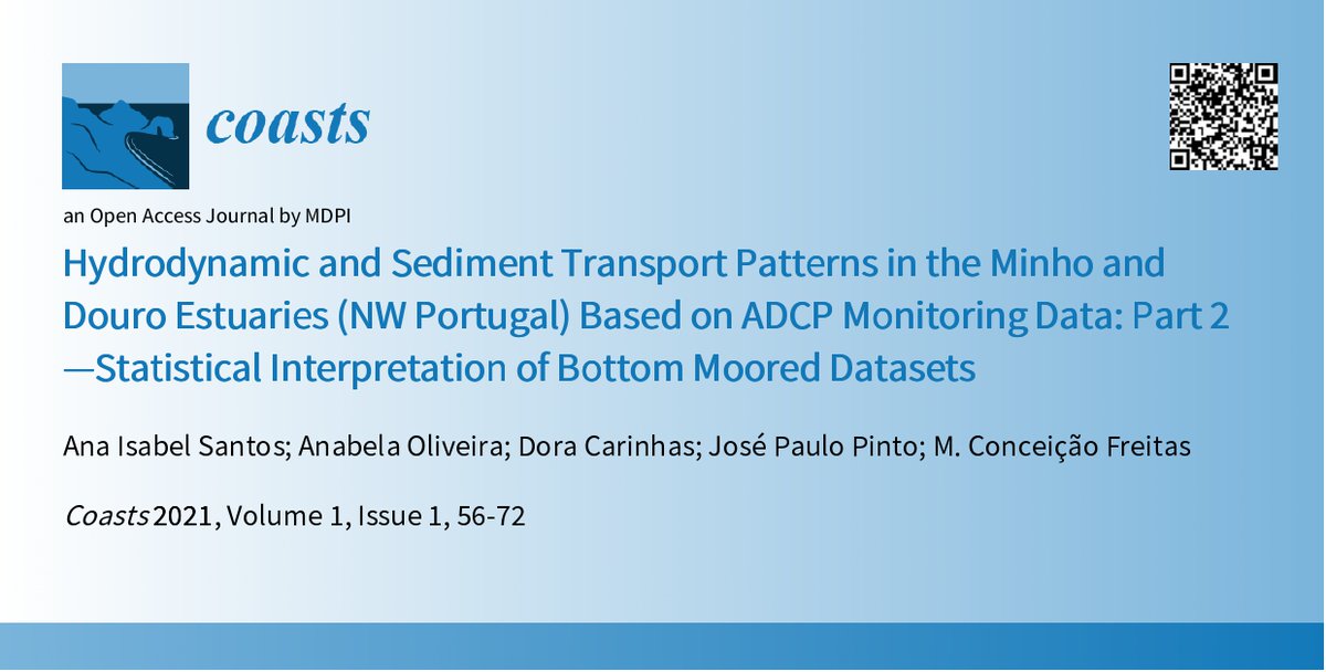Coasts_MDPI's tweet photo. #Hydrodynamic and #Sediment Transport Patterns in the Minho and Douro #Estuaries (NW Portugal) Based on ADCP Monitoring Data: Part 2—Statistical Interpretation of Bottom Moored Datasets https://t.co/cl6Kocv7dM
by Ana Isabel Santos, et al.
#RecommendedArticle
#estuarinedynamics https://t.co/sEIJ3W9CDo