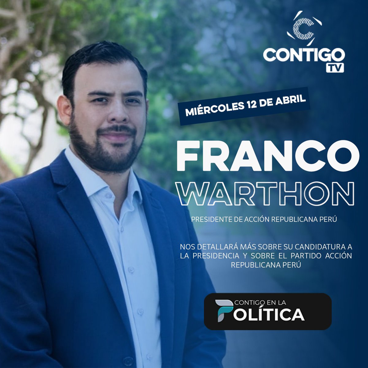 YorryWarthon's tweet photo. Anunciamos la participación de @RepublicanaPeru en las siguientes elecciones presidenciales.

Gracias a todos los peruanos que lo hacen posible. 🌐🔥 https://t.co/Y3y8wreGfz
