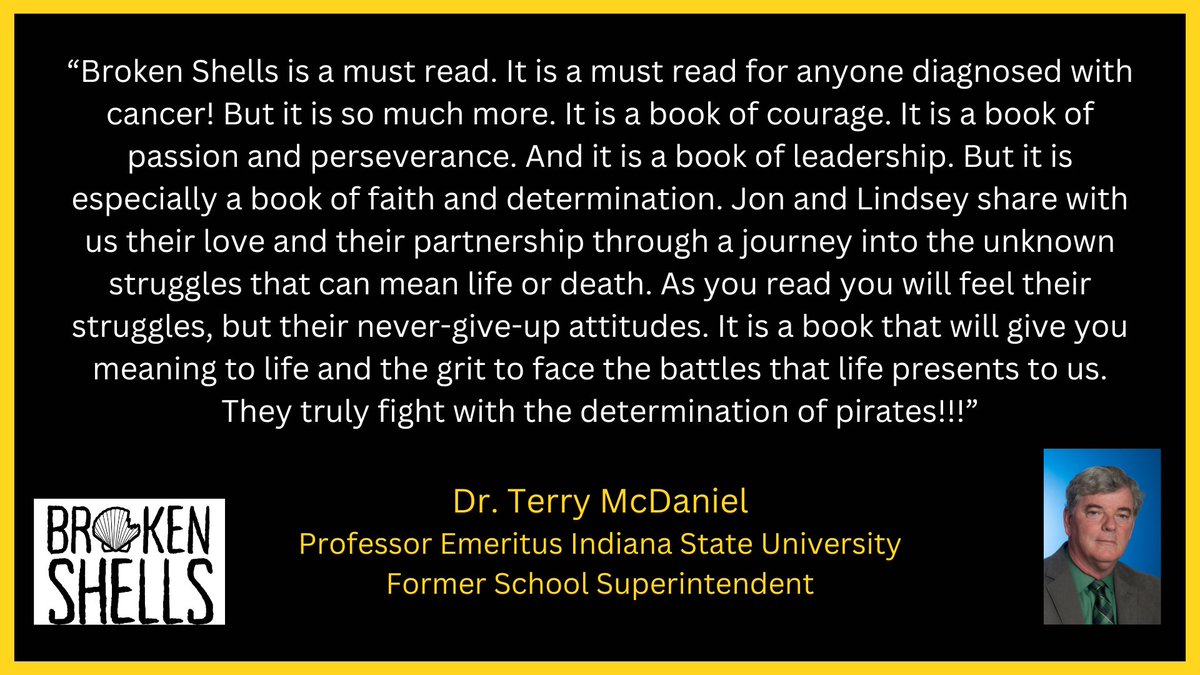 BrokenShells3's tweet photo. Another humbling review from someone we greatly respect. Broken Shells the book is available at the website brokenshells . net OR Amazon. Thank you for your continued support. #BrokenShells #PerfektlyImperfekt #cancerpirate #Whys #WhyNots @MrsActon https://t.co/MVKwpcKnDi