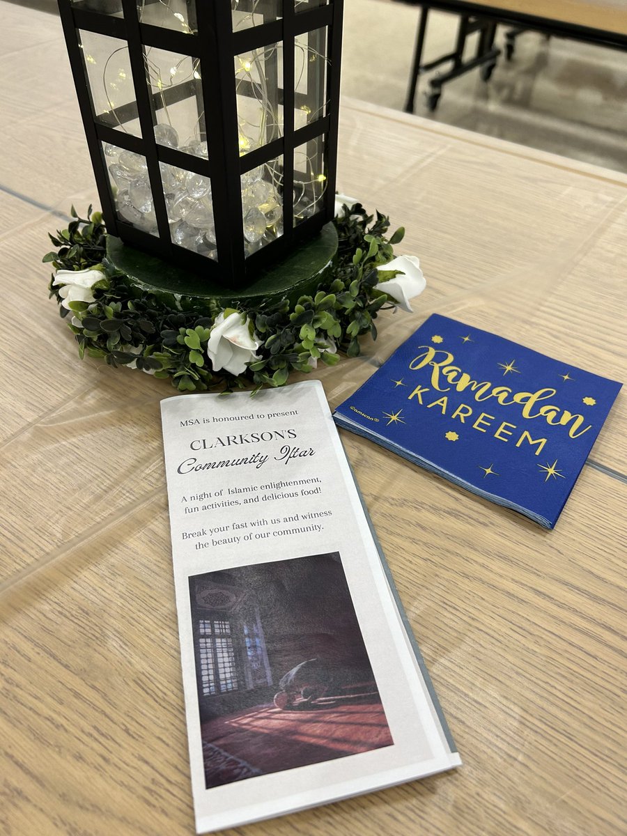<a href="/clarksoncharger/">clarksonchargers</a>’s first Community Iftar was an opportunity for good learning and celebrating the season of Ramadan. Huge thanks to our MSA and Ms. King (<a href="/king_mamafern/">Ms King</a>) for a memorable evening. ☪️🙏🏽