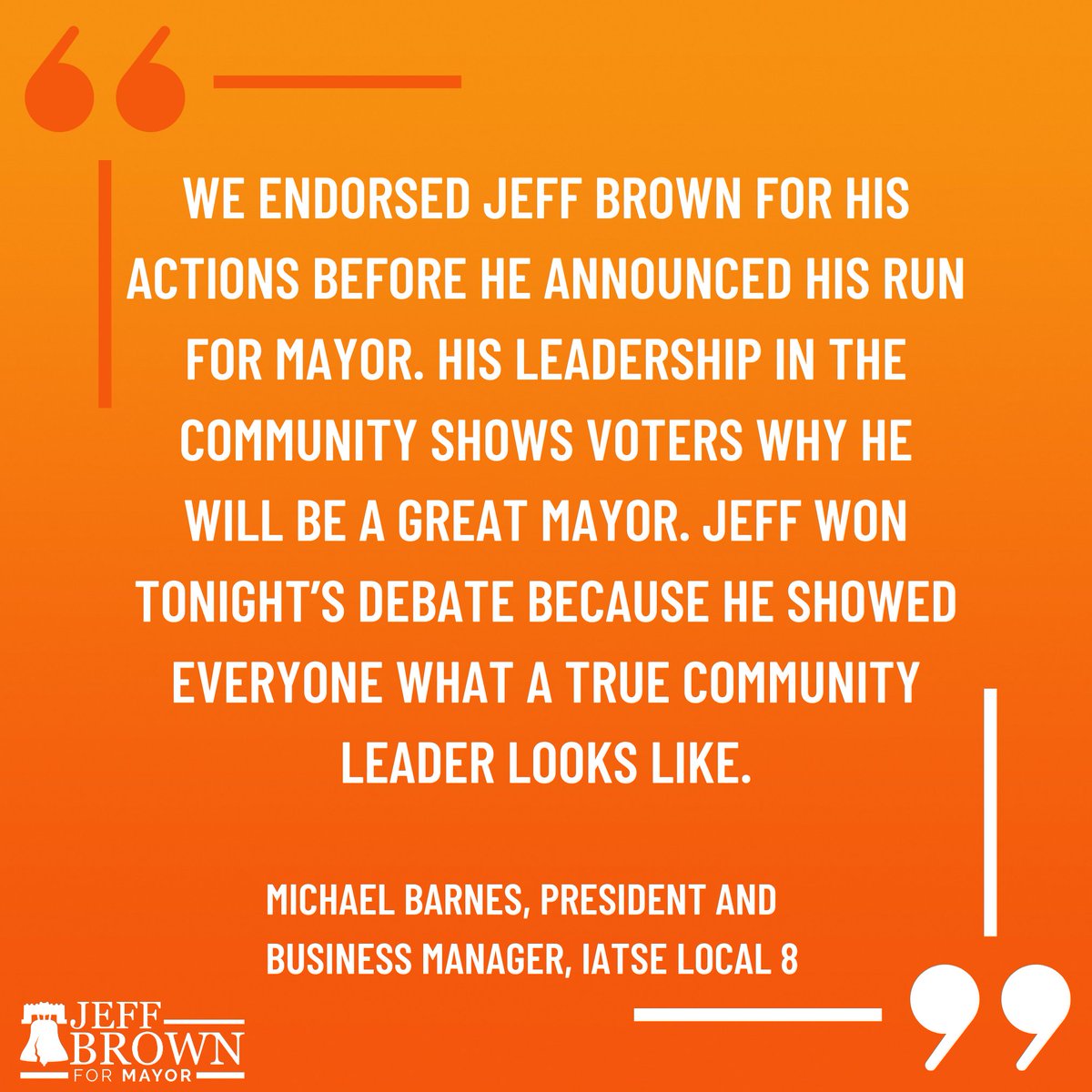 JeffBrownGrocer's tweet photo. #NextMayor #FOX29Debate https://t.co/I5bQdtiXiJ