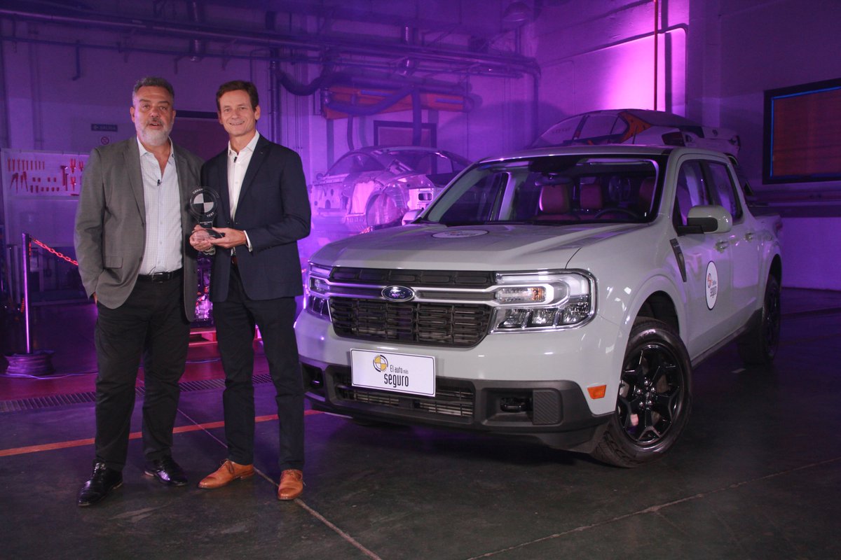 motoresapleno's tweet photo. #FordMaverick fue reconocida por su nivel de #seguridad por #CESVI #Argentina. #motoresapleno #industria #PremiosCrashTest #Ford #Maverick 
https://t.co/hdYRWVpMTX https://t.co/JUfmp4F9xT