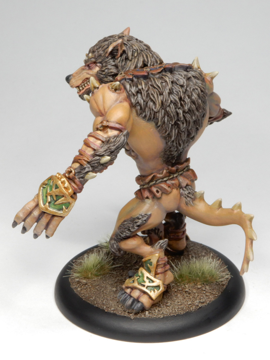 yonamo_n's tweet image. プライヴァティアープレスのウォープウルフを塗りました。今年も参加できて良かった。
#春のペイントまつり2023
#privateerpress #hordes #ミニチュアペイント